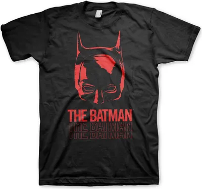 Produktbild von The Batman Layered Logo T-Shirt - Medium - Black