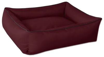 Produktbild von BedDog Hundebett MAX Hundesofa Hundekissen Hundebett mit Rand,CHERRY (bordeaux),(XL) ca. 100x85x23cm