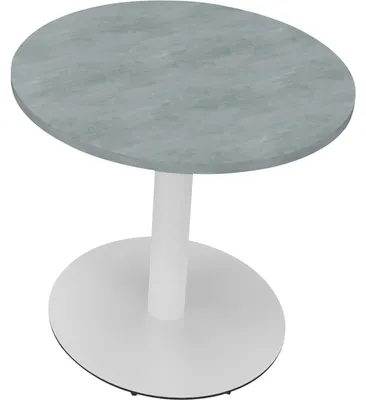 Produktbild von Bespr.ti. Rund Tellerfuß Rund 800xH720 ws/Beton