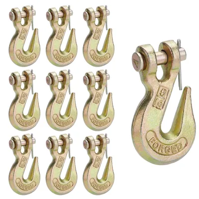 Kettenhaken 7,9 mm, 10 Stück, Tragfähigkeit 2449 kg