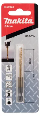 Immagine prodotto di Makita Metaalb Hss-stagno scoria 4,0X71mm B-50924