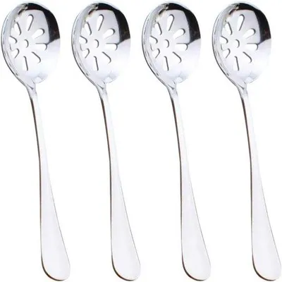 Image de Pinces de service en acier inoxydable - Lot de 4 - Argent