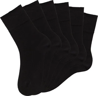 Produktbild von H.I.S. Socken Damen Herren Basic Socken 6 -teilig 6x schwarz Größe 35/38