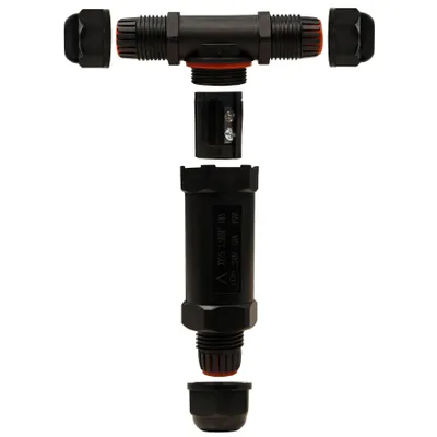 Obrázek produktu pro Kabelový konektor McPower, 110x94x29mm, IP68 - odolný proti podložce, 230V, 3pólový