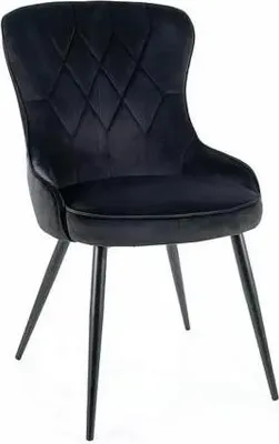 Produktbild von InnLotus Velvet Stuhl Schwarz - Samtstof