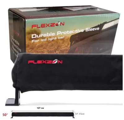 Immagine prodotto di Custodia universale per barra LED, protegge da tutte le condizioni atmosferiche, 127 cm (50 pollici), nera