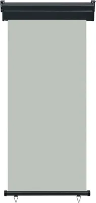 Image de vidaXL Marquise latérale de balcon 85x250 cm Gris
