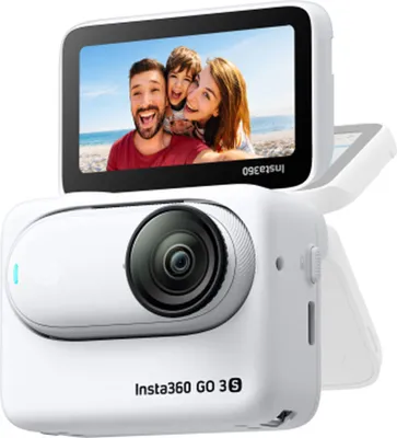 Zdjęcie produktu dla Insta360 GO 3S, 4K Ultra HD, 200 fps, Wi-Fi, Bluetooth, 310 mAh, 135 g