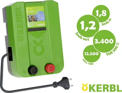 Produktbild von KERBL TITAN N 1800 Weidezaungerät, 230V, 1,8/1,2 Joule