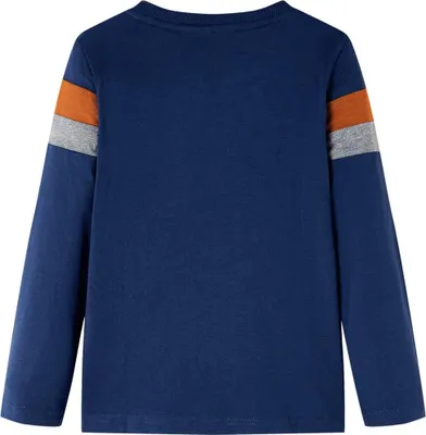 Produktbild von vidaXL Kinder-Langarmshirt Marineblau 116