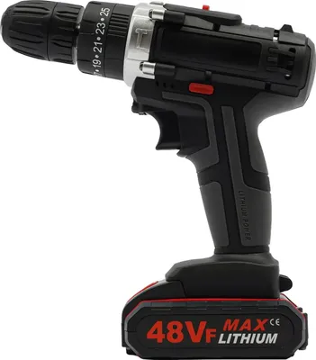 Obrázok produktu pre Akumulátorové vŕtačky - Vŕtačka s príklepom - 21 V - 1350 ot./min - 25–28 Nm - Bez akumulátora - Čierna