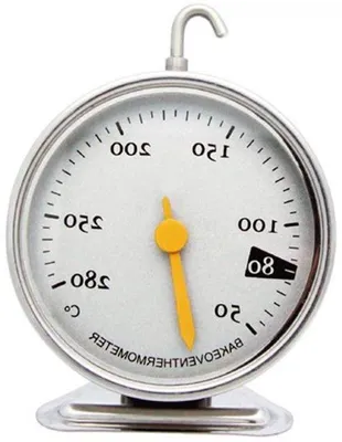 Produktbild von Edelstahl Backofenthermometer für Küche, Haushalt, hohe Temperatur