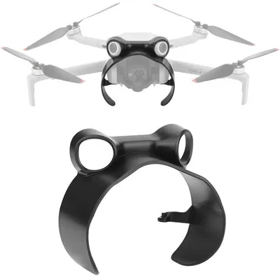 Productafbeelding van Voor DJI Mini 4 Pro: Lenskap, stabilisatorbescherming, zonnekap om verblinding te verminderen, zwart
