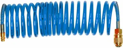 Produktbild von Extol Premium PolyurethanSpiraldruckluftschlauch mit Schnellkupplungen aus Messing, 8865135