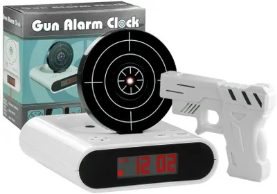 Immagine prodotto di Pistola laser con sveglia a mulinello Bianco