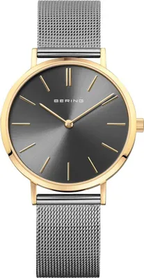Produktbild von Damen-Uhr BERING 14134-232 in grauem klassischem Schmuckdesign.