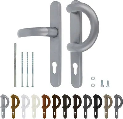 Premium Drückergarnitur Jupiter DHS 92mm - Oval - Bügel-Griff
