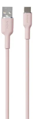 Produktbild von PURO SOFT Lade- und Synchronisierungskabel von USB-A auf USB-C 1,5m