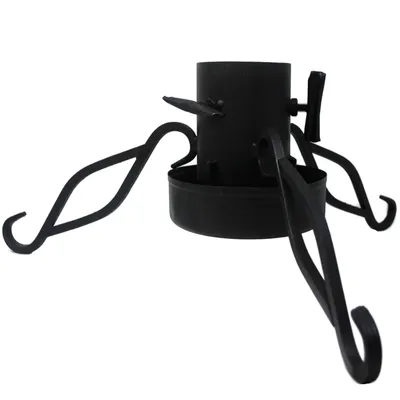 Produktbild von Christbaumständer mit 3 Zentrierschrauben schwarz Metall 70x22cm