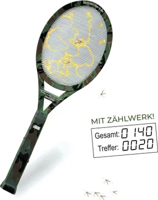 Produktbild von INSEKTENSCHRÖTER elektrische Fliegenklatsche elektrisch MIT ZÄHLWERK Jägerzähler