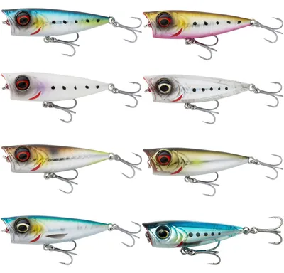Produktbild von Savage Gear Micro Popper 4.3cm 3g F - Oberflächenköder, Farbe:Ghost Sardine