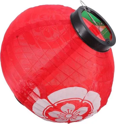 Produktbild von Kirschblütenmuster Japanische Laternen Lebende Dekoration Laterne Licht Front