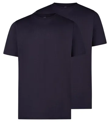 Produktbild von LERROS Doppelpack T-Shirt Rundhals in Premium Baumwollqualität , Farbe: NAVY , Größe: XXXL