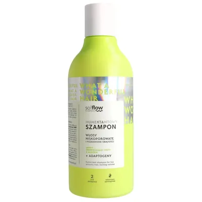 Zdjęcie produktu dla So!Flow - Humektantowy szampon do włosów niskoporowatych, 400ml