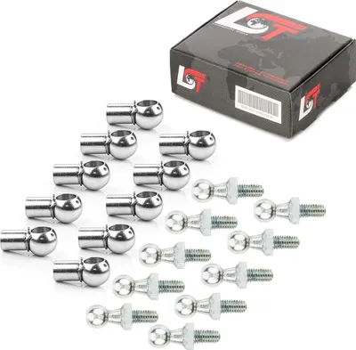 Produktbild von 10x Kugelpfanne mit Kugelzapfen M6 10mm für SAAB VOLVO OPEL VAUXHALL