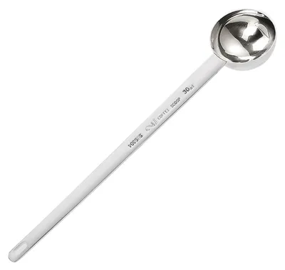 Kaffeemaßlöffel aus Edelstahl, 24,5 cm, 30 ml, silber