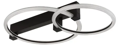 Productafbeelding van Zwarte plafondlamp Fletcher design