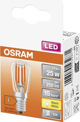 Obrázek produktu pro Osram STAR LED žárovka Teplá bílá 2700 K 2,8 W E14 F