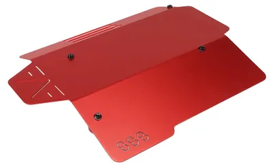Produktbild von Motorraumabdeckung, langlebiges Aluminium, einfache Installation, Rot