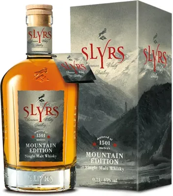 Produktbild von Slyrs Single Malt Whisky MOUNTAIN EDITION 45% Vol. 0,7l in Geschenkbox