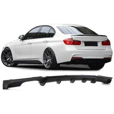 Produktbild von Heckdiffusor Performance Schwarz Matt passt für BMW F30 F31 320 325 328 330 335