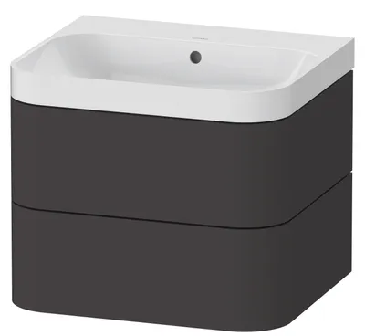 Produktbild von DURAVIT HP4345N8080 WTU m. Happy D.2 Plus, 2 Schk. ohne
