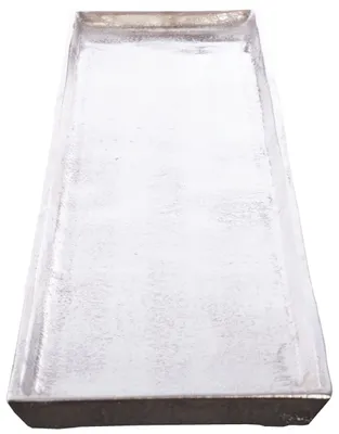 Image de Solidchoice - Plateau rectangulaire en aluminium, design élégant, idéal pour la décoration
