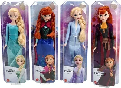 Produktbild von Disney Frozen Disney Die Eiskönigin Spielzeug, Modepuppen mit Accessoires, Modepuppe, Weiblich, 3 Jahr(e), Mädchen, 292,1 mm, 100 g