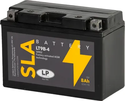 Produktbild von YT9B-4 AGM Motorradbatterie 8Ah 12V LANDPORT LT9B-4 YT9B-BS 50801 50815 GT9B-4