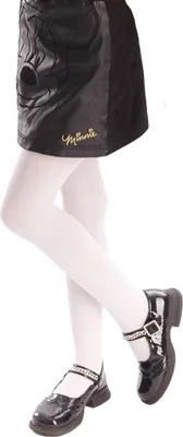 Produktbild von Giulia Kinder Mädchen Strumpfhose Microfaser 40 Den, Farbe: Weiß, Größe: 128-134