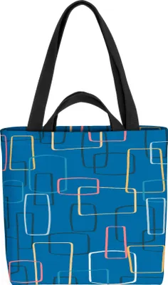 Produktbild von VOID 70er Grafik Muster Farben Tasche 33x33x14cm,15l Einkaufs-Beutel Shopper Einkaufs-Tasche Bag