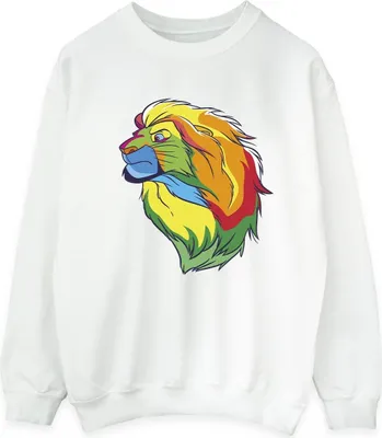 Produktbild von Disney - "The Lion King" Sweatshirt für Herren BI30552 (M) (Weiß)