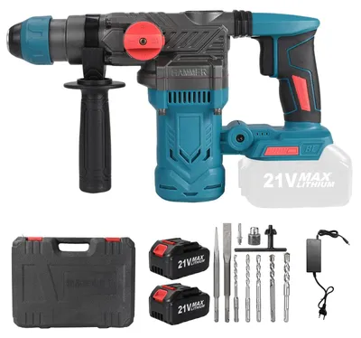 Produktbild von Schlagbohrmaschine, bürstenloser Motor, wiederaufladbarer Akku, Standardpaket, EU