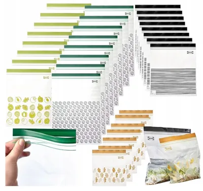 Produktbild von IKEA ISTAD Aufbewahrungsbeutel mit Ziplock 80 Stück Groß