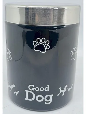 Produktbild von Leckerlidose Hund schwarz
