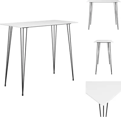Produktbild von vidaXL Bartisch Weiß 120x60x105 cm - Esstische
