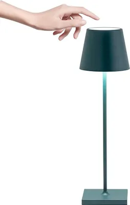 Produktbild von Zafferano Lampe POLDINA PRO TABLE LAMP PAINTED MATT DARK GREEN 2,2W