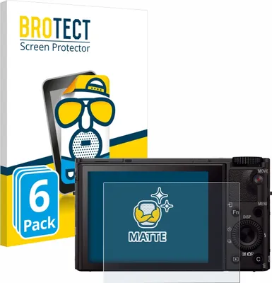 Produktbild von 6x BROTECT Schutzfolie für Sony Cyber-Shot DSC-RX100 III Displayschutz Displayschutzfolie Folie Matt Entspiegelungsfolie