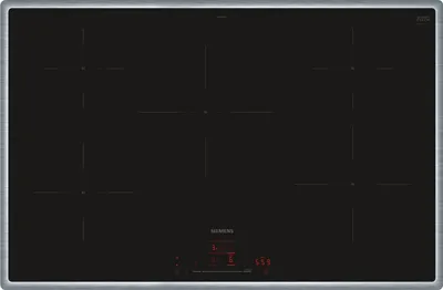 Immagine prodotto di Siemens iQ100, Piano cottura a induzione, 80 cm, Nero, Con cornice sul piano, EH845HVB1E