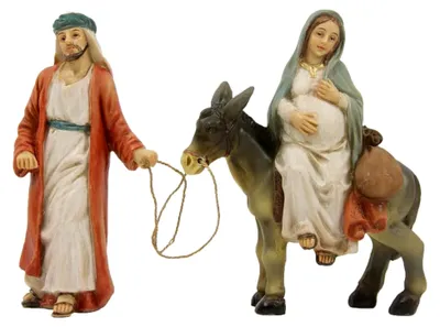 Produktbild von Krippenfigur Herbergssuche 8,5 cm